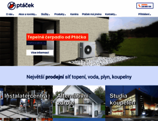 ptacek.cz screenshot
