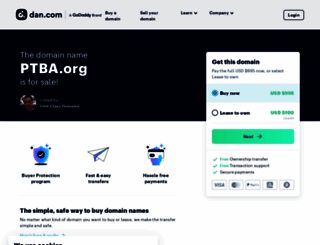 ptba.org screenshot