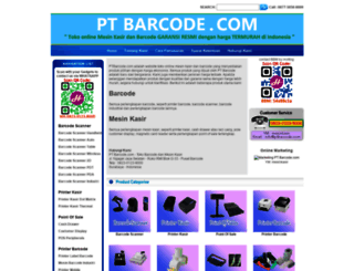 ptbarcode.com screenshot
