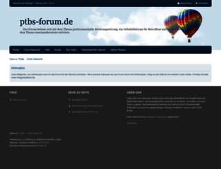 ptbs-forum.de screenshot