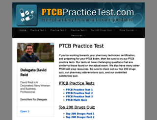 ptcbpracticetest.com screenshot
