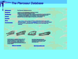 pterosaur.co.uk screenshot