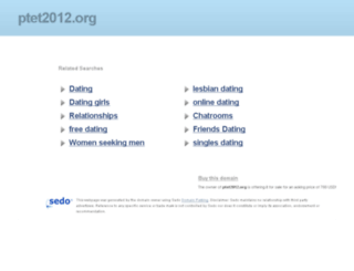 ptet2012.org screenshot