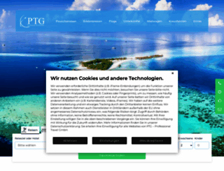 ptgtravel.de screenshot
