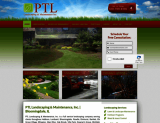 ptllandscaping.com screenshot