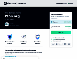 pton.org screenshot