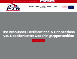 ptrtennis.org screenshot