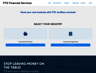ptsfinancialservices.com screenshot