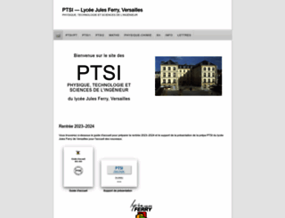 ptsi.jfversailles.free.fr screenshot