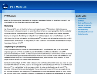 ptt-museum.nl screenshot