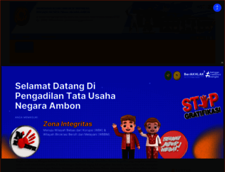 ptun-ambon.go.id screenshot