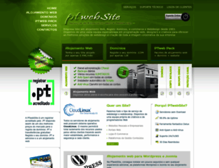 ptwebsite.pt screenshot
