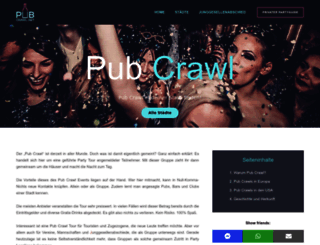 pub-crawl.net screenshot