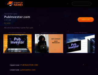 pubinvestor.com screenshot