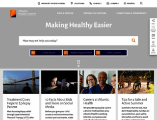 public.atlantichealth.org screenshot
