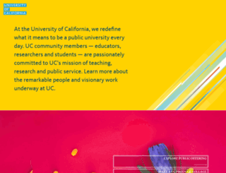 public.universityofcalifornia.edu screenshot