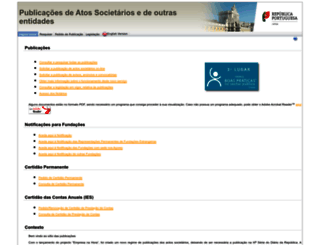 publicacoes.mj.pt screenshot