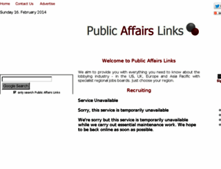 publicaffairslinks.co.uk screenshot