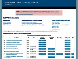 publications.iodp.org screenshot