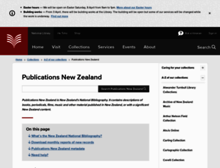 publicationsnz.natlib.govt.nz screenshot