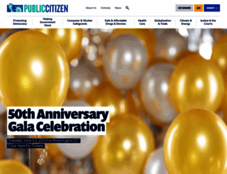publiccitizen.org screenshot
