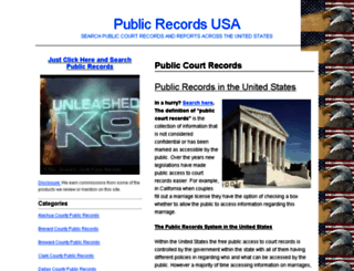 publiccourtrecordsus.com screenshot