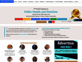 publichealth.global-summit.com screenshot