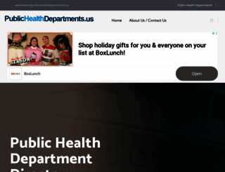 publichealthdepartments.us screenshot