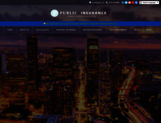 publicinsurance.com screenshot