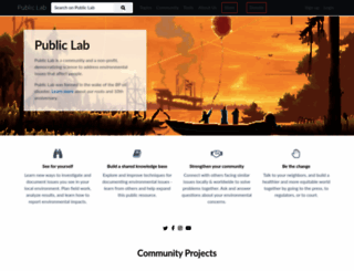 publiclaboratory.org screenshot