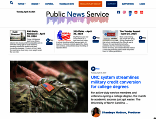 publicnewsservice.org screenshot