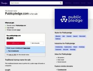 publicpledge.com screenshot