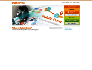 publicprint.net screenshot