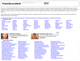 publicrecordstuff.com screenshot