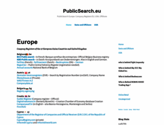 publicsearch.eu screenshot