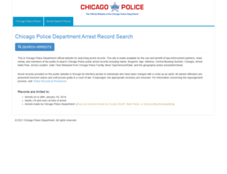 publicsearch1.chicagopolice.org screenshot
