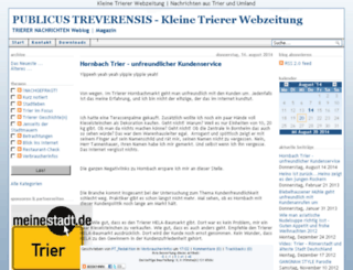 publicus-treverensis.vsud.de screenshot