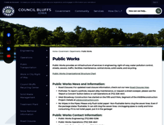 publicworks.councilbluffs-ia.gov screenshot
