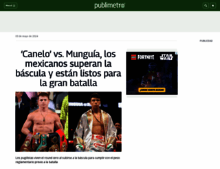 publimetro.com.mx screenshot