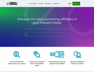 publisher-discovery.com screenshot