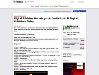 publisherworkshop.peatix.com screenshot