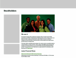 publixstockholder.com screenshot