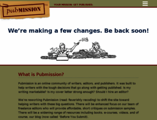 pubmission.com screenshot