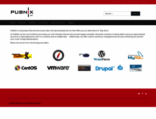 pubnix.net screenshot