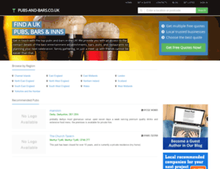 pubs-and-bars.co.uk screenshot