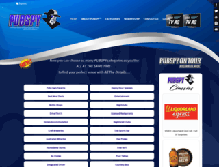 pubspy.com.au screenshot