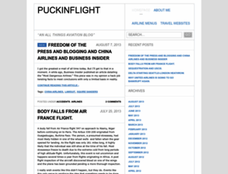 puckinflight.wordpress.com screenshot