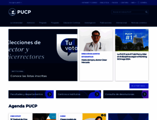 pucp.edu.pe screenshot