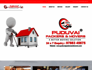 puduvaipackersandmovers.com screenshot