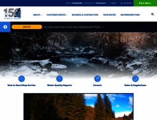 pueblowater.org screenshot